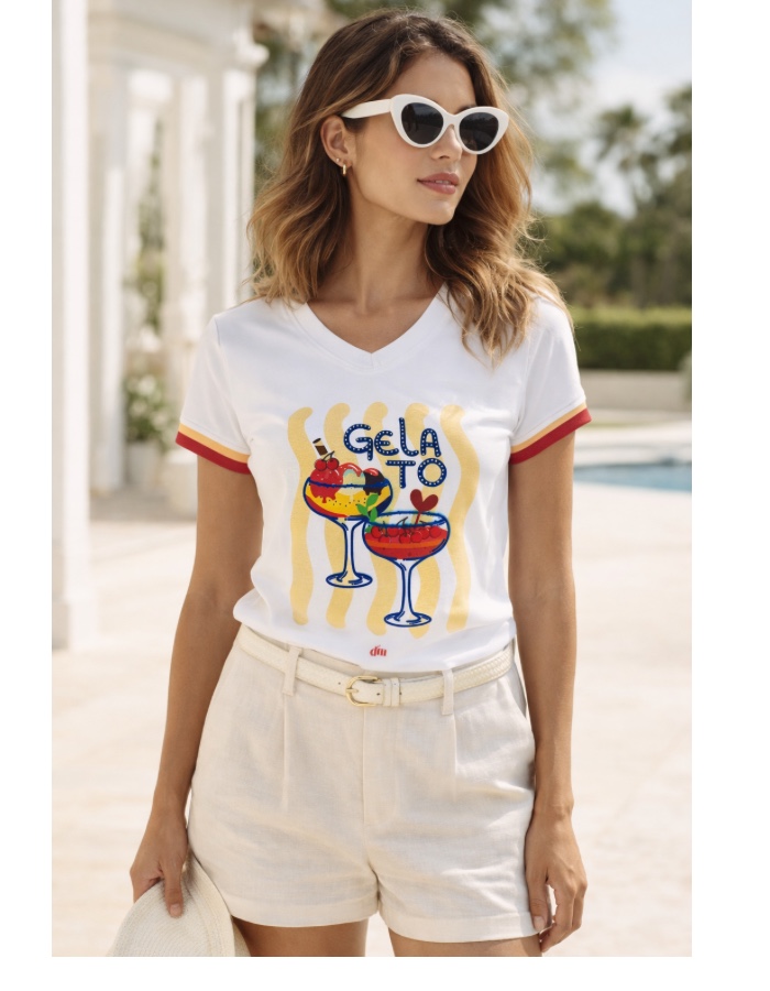 T-SHIRT DE PUNHO GELATO