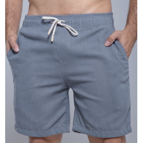 SHORT LINHO ALFAIATARIA BOLSO FACA