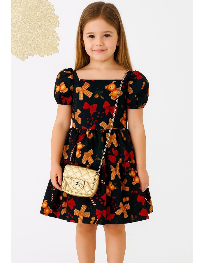 Vestido Estampado Natalino