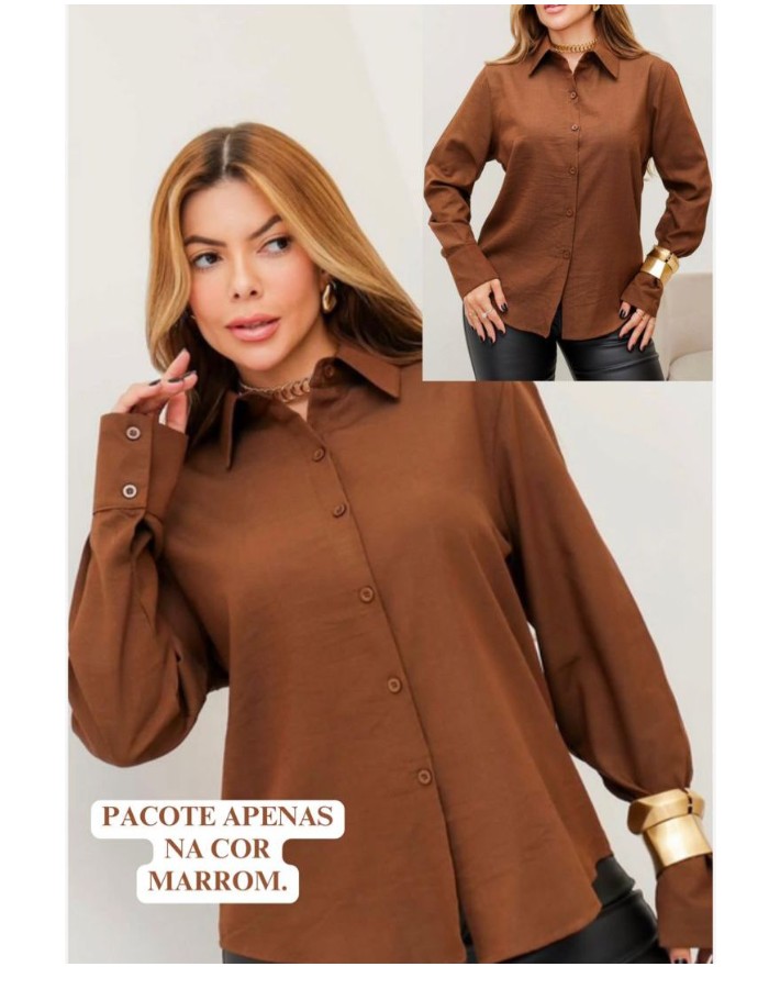 CAMISA MARROM
