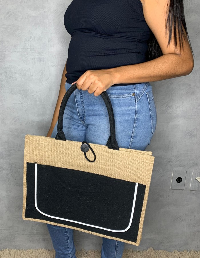 Juta com Bolso