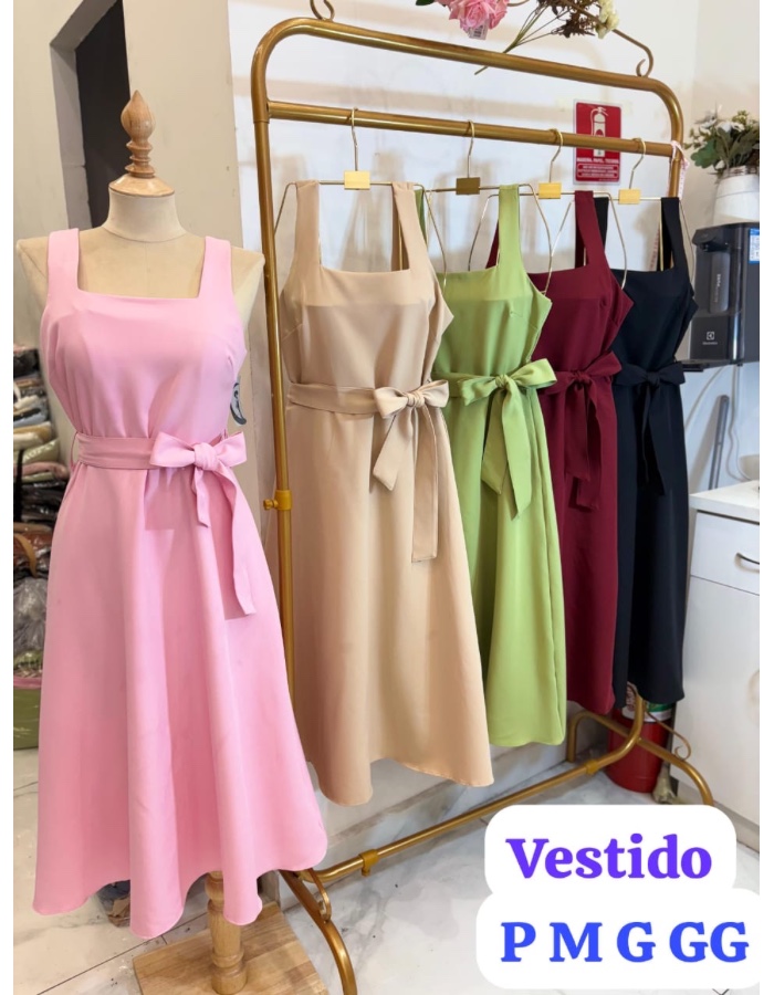 Vestido longo Eliete 