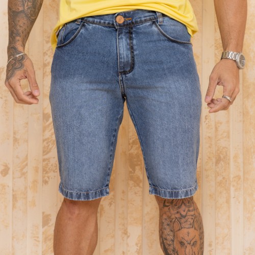 Bermuda jeans lisa contorno extreme