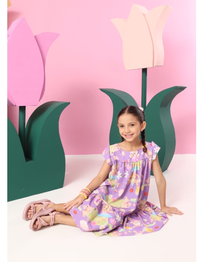 VESTIDO MANGA