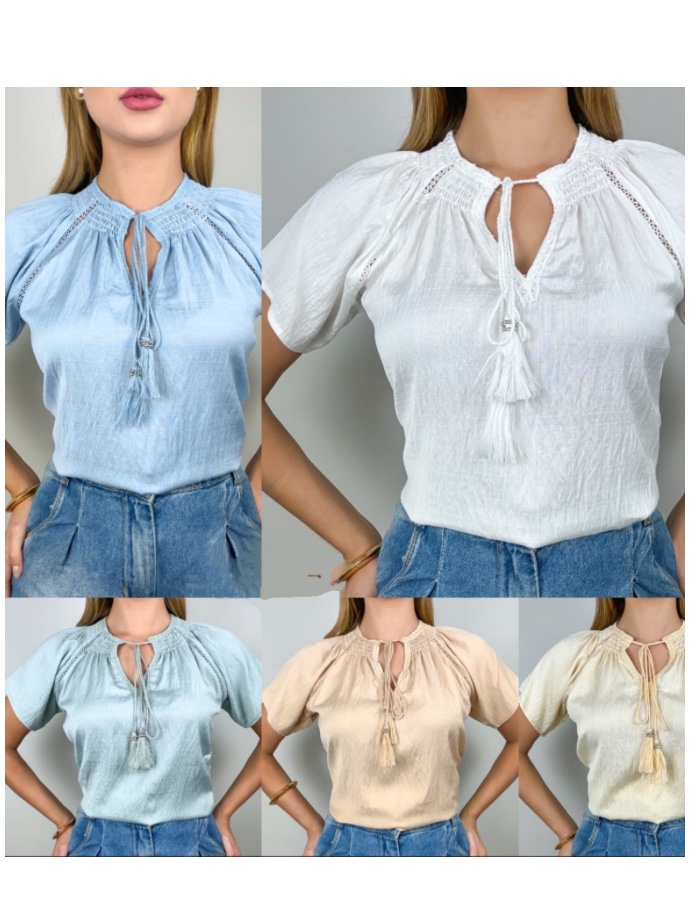 Blusa com amarração 
