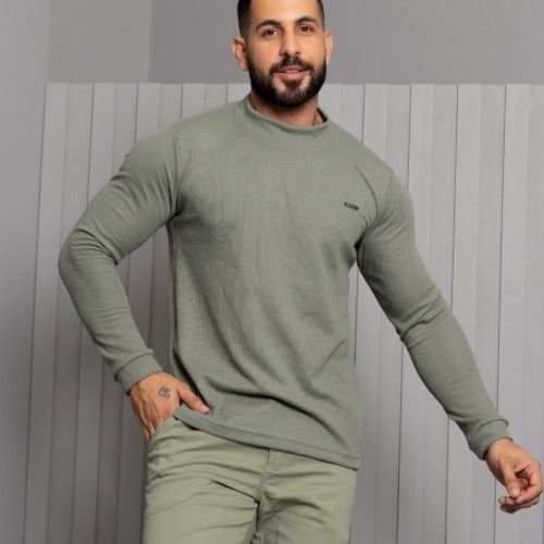 Casaco gola media baby 