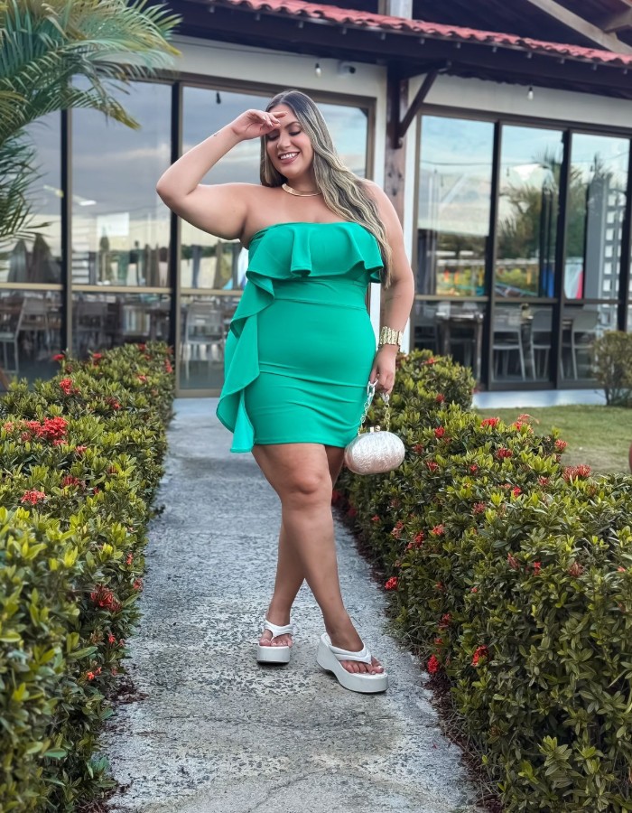 Vestido tomara que caia 