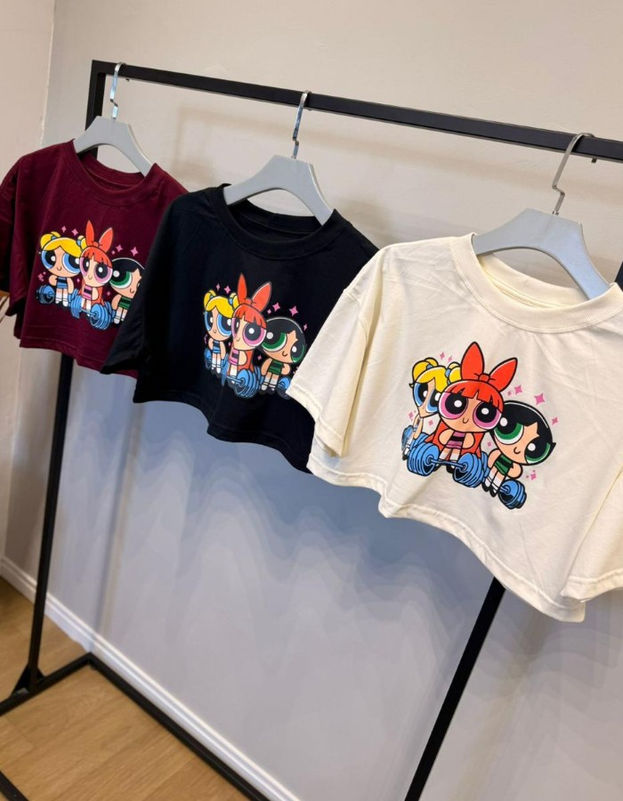 CROPPED MENINAS SUPER PODEROSAS