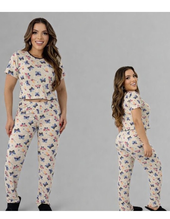 BABYDOLL DE CALÇA COM MANGA ADULTO