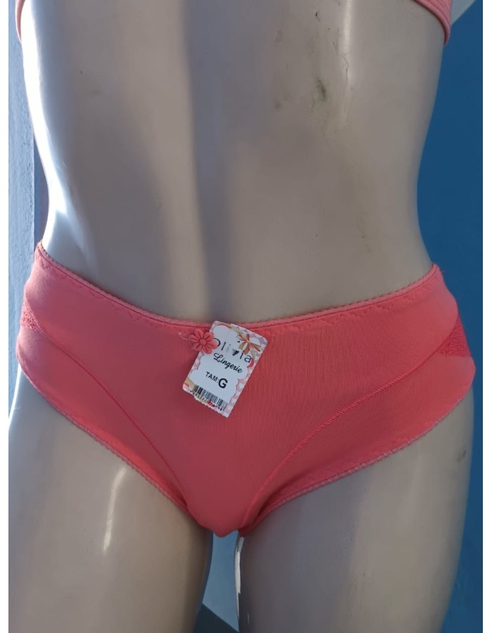 CALCINHA COTTON DETALHE RENDA (G)