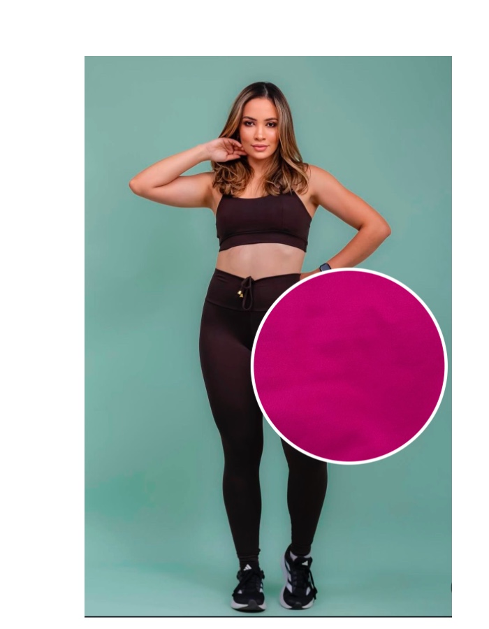LEGGING POLIAMIDA LISA COM CADARÇO