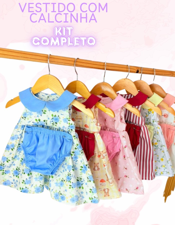 VESTIDO LUNA - (MODA NENÉM)