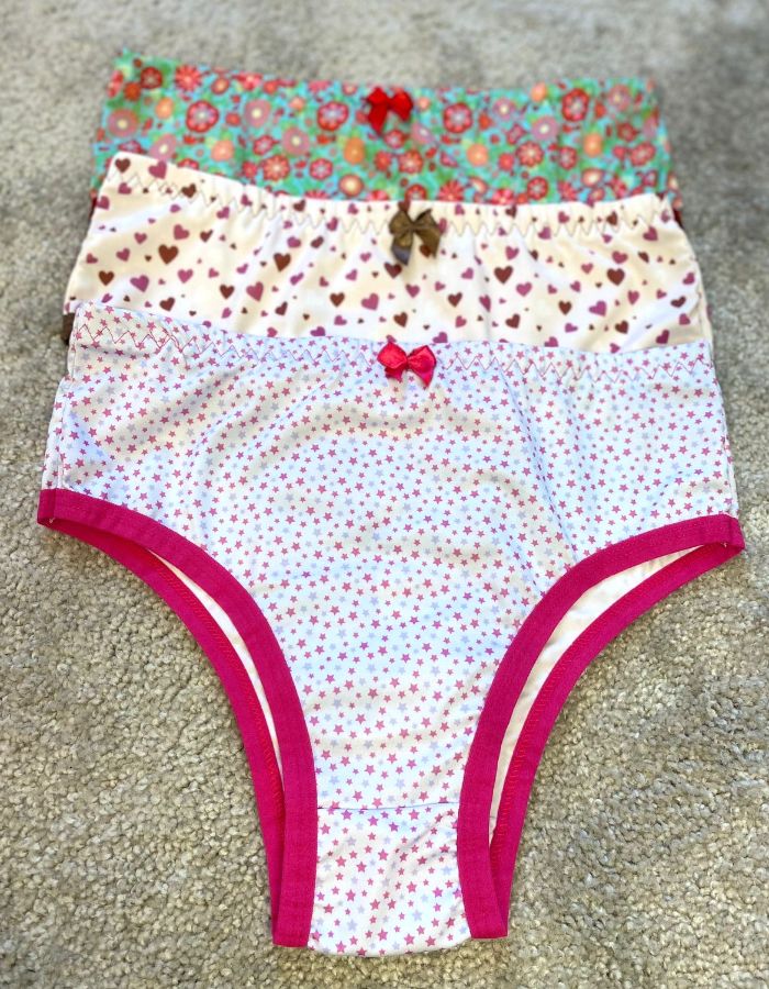 CAÇOLÃO TRÊS PONTINHOS LAÇO ESTAMPADA (GG)