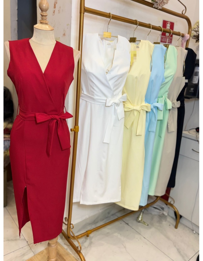 Vestido fenda Cinthia 