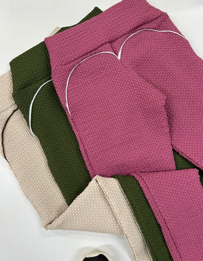 CALÇA FRIZO BROCADO DE POLIAMIDA