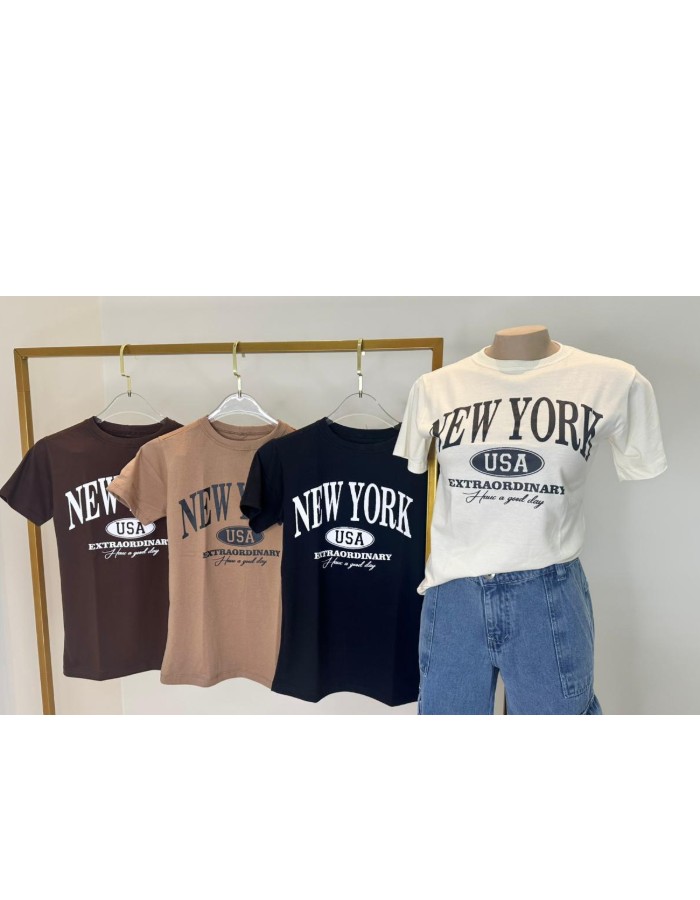 T.SHIRT OVERZIDED NEW YORK NOVA