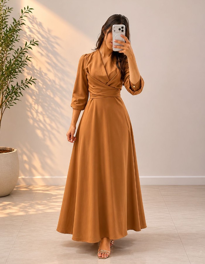 VESTIDO TRANSPASSADO SLIN