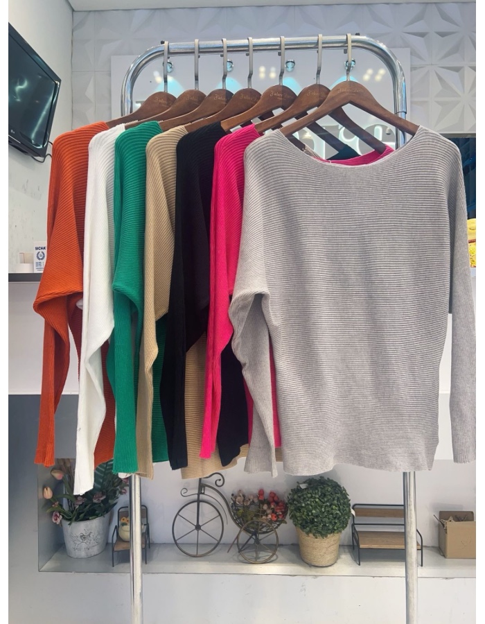 Blusa manga longa modal 