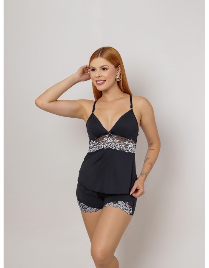 Baby doll alça de regulagem ref:26