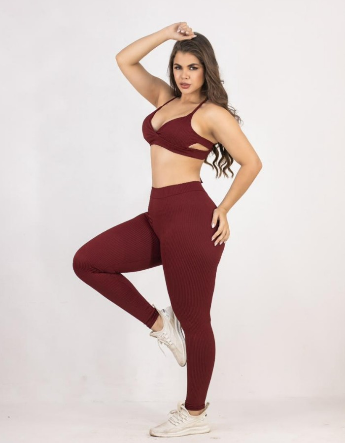 CONJUNTO CALÇA EMPINA BUMBUM CÓS NOVO TOP OUSADO