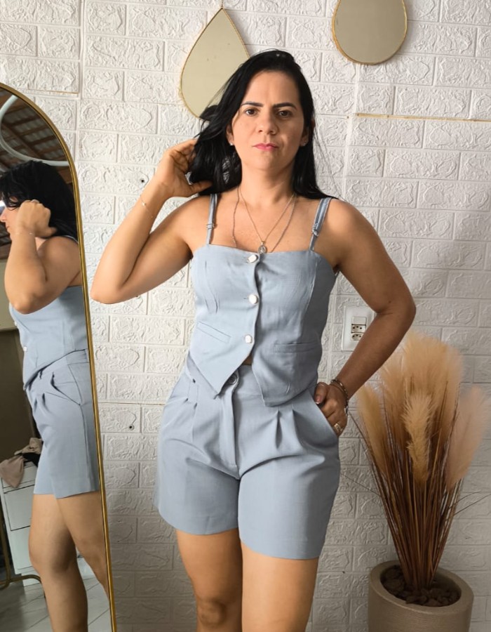 CONJUNTO TECIDO MARANTE