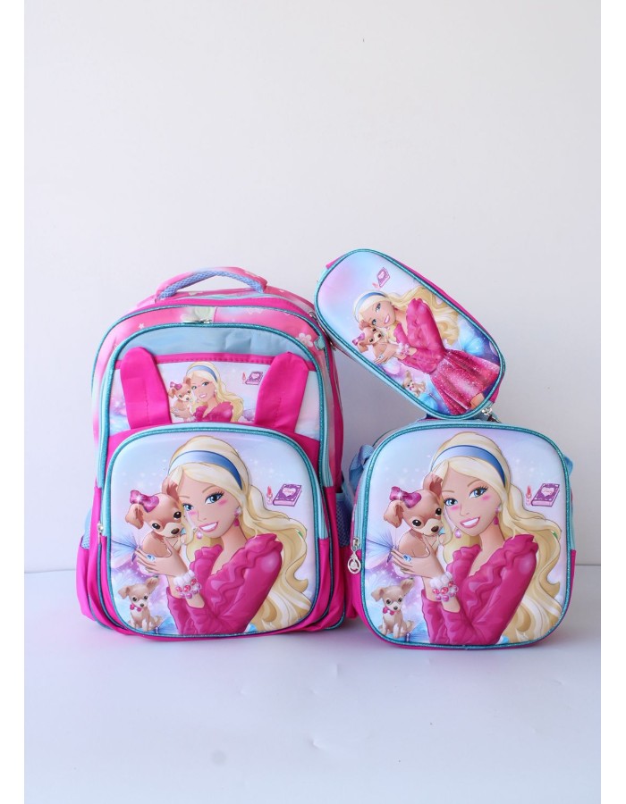 Kit mochila escolar com led