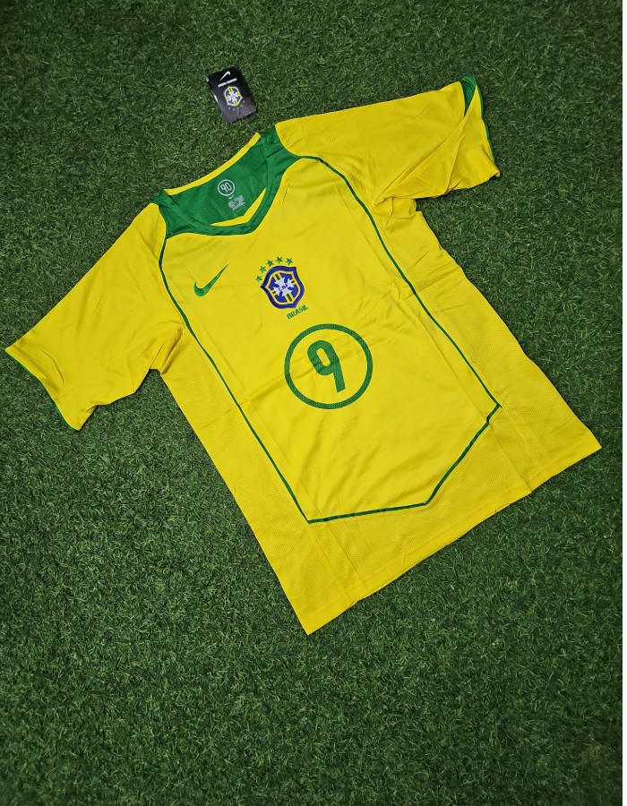 CAMISA RETRÔ SELEÇÃO BRASIL HOME 2004/05