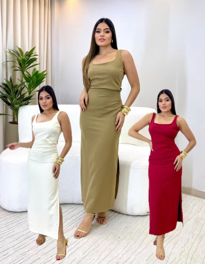 Vestido Mídi Alfaiataria