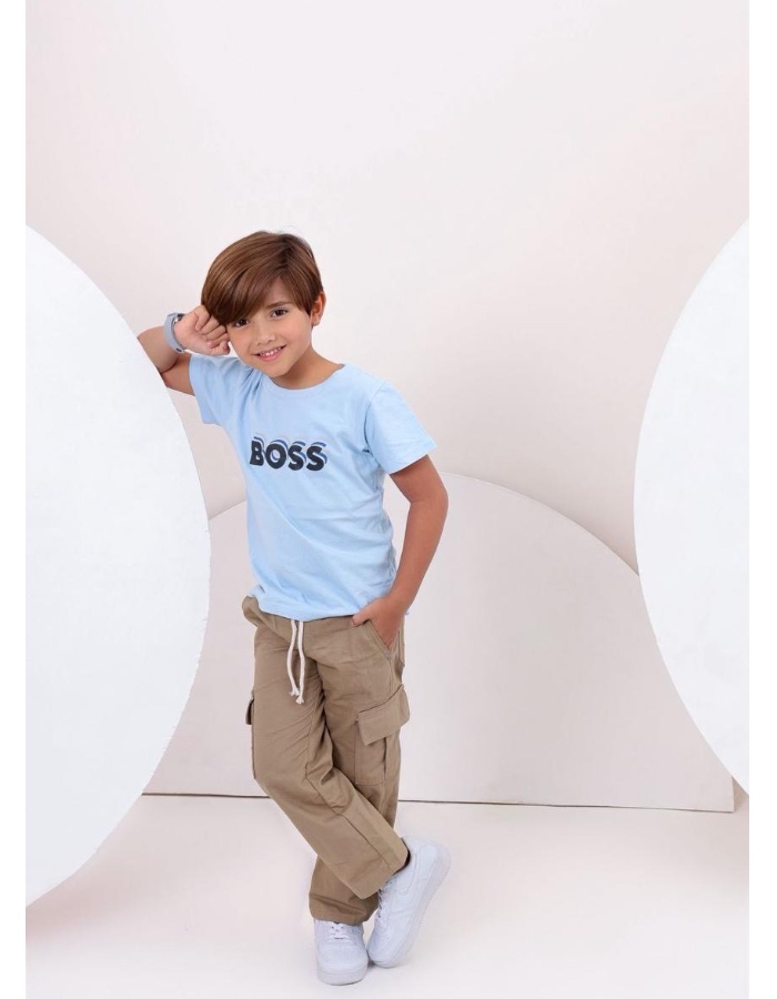 Calça masculina cargo marrom 