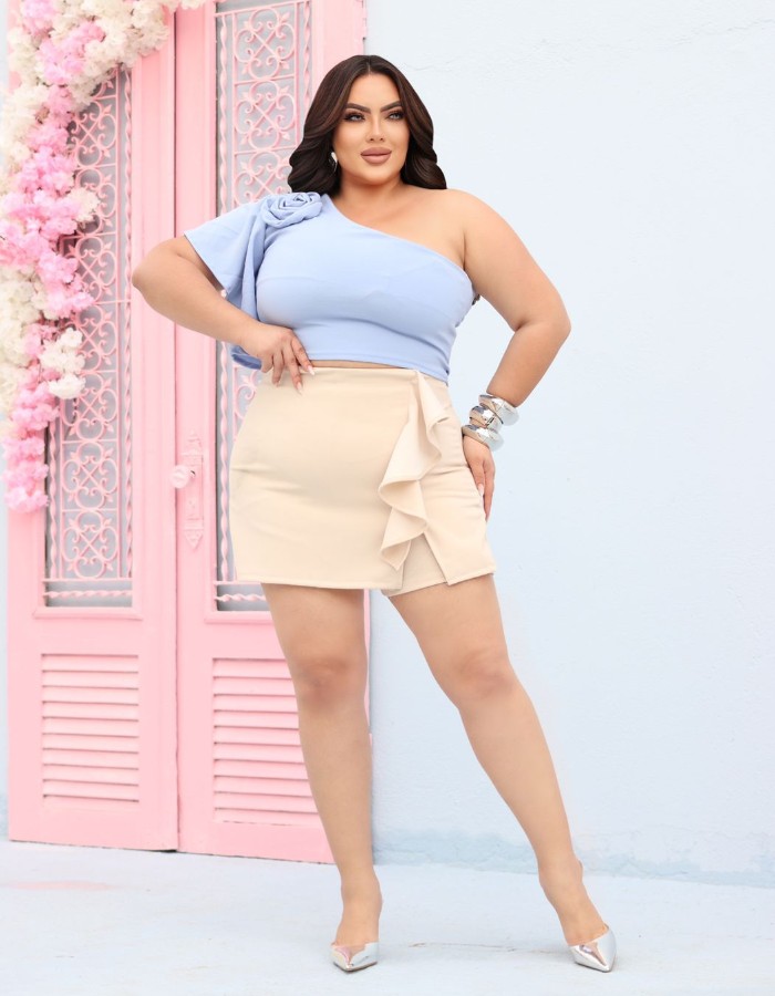 Short saia Eliana c/ babadinho 