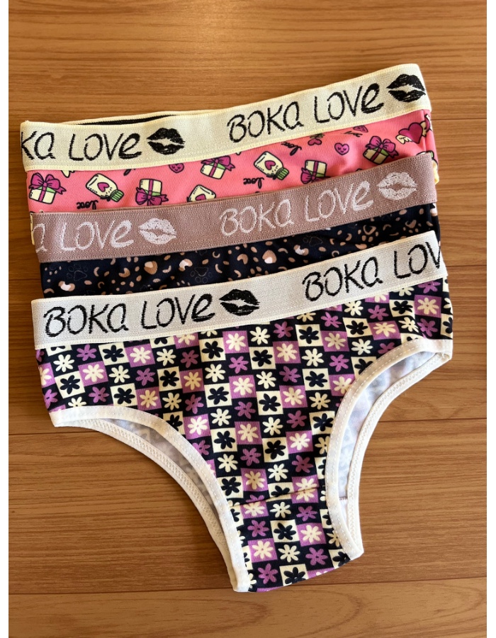 CALCINHA BOKA LOVE INFANTIL