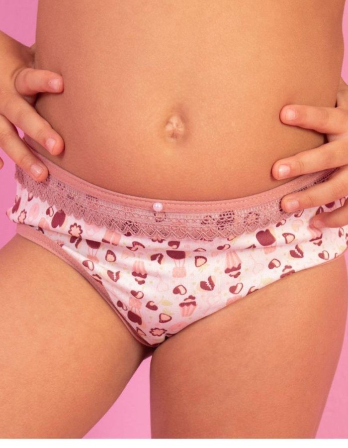 CALCINHA INFANTIL BABADO