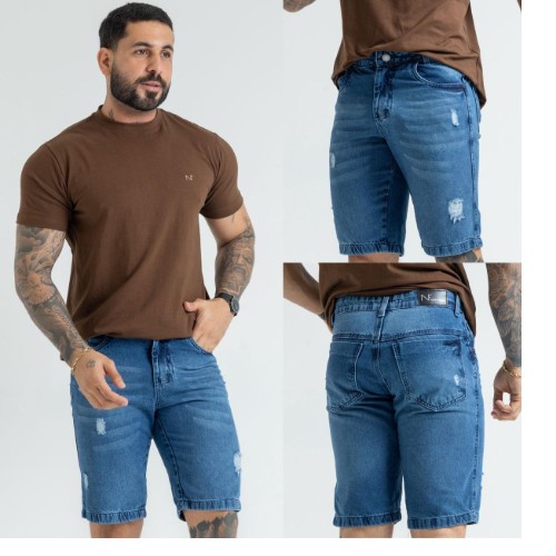 BERMUDA 100% ALGODÃO