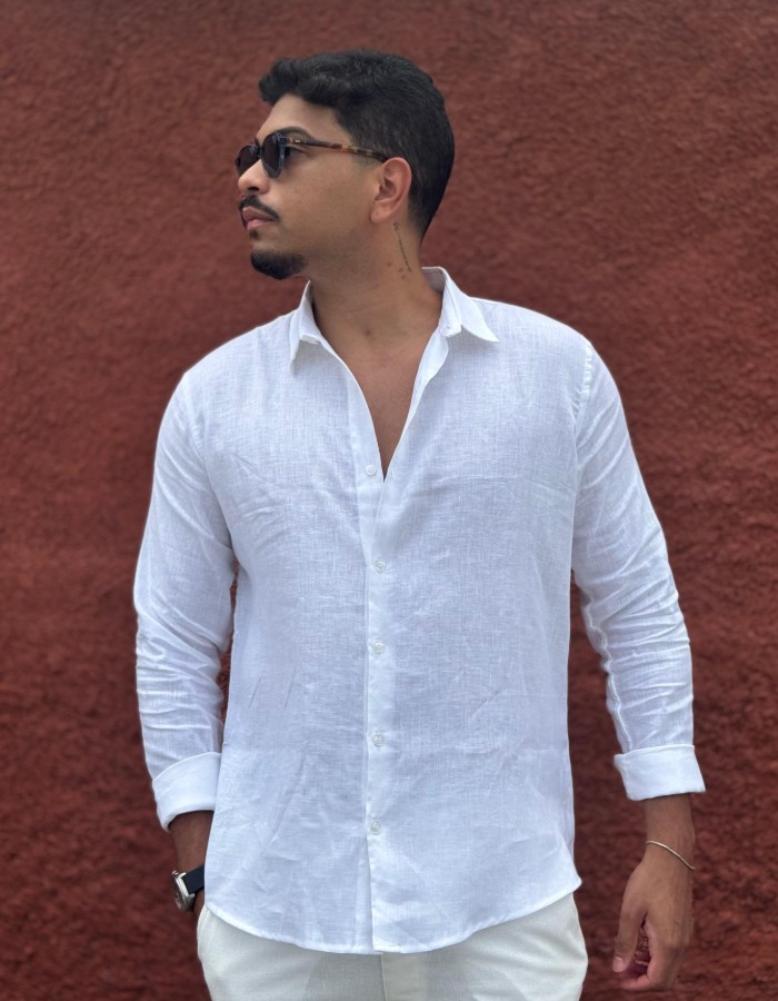 MANGA LONGA PURO LINHO OFF