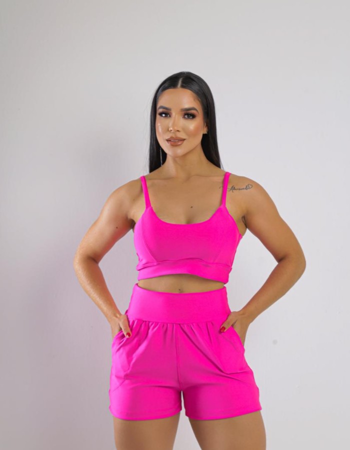 Conjunto short e top