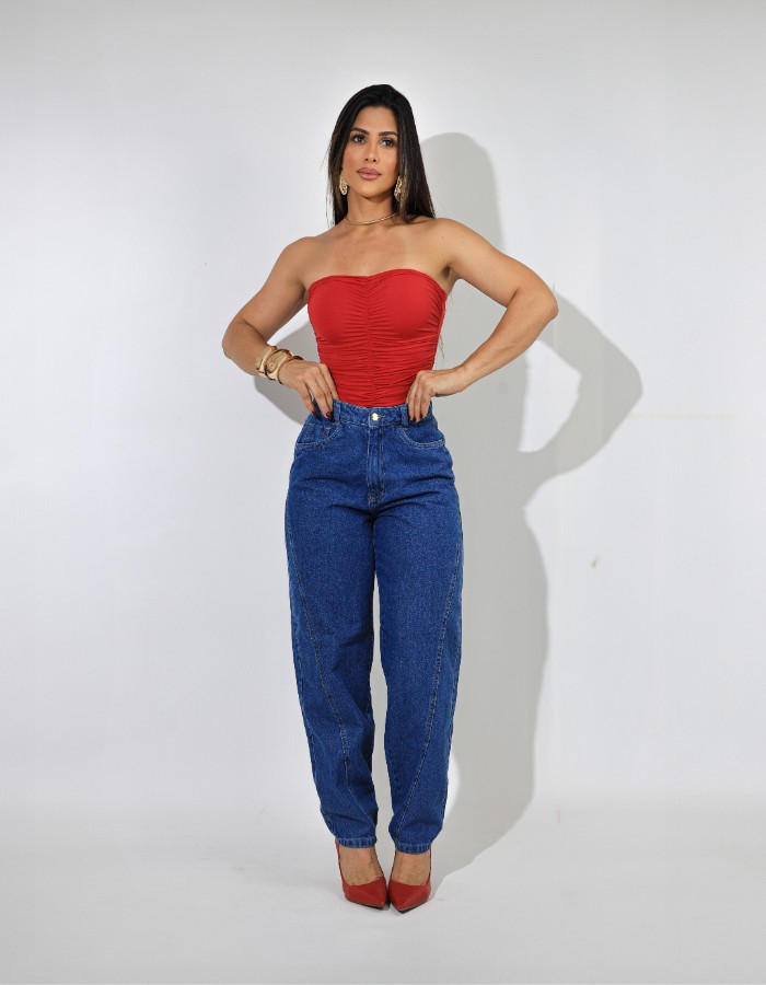 CALÇA JEANS BARREL