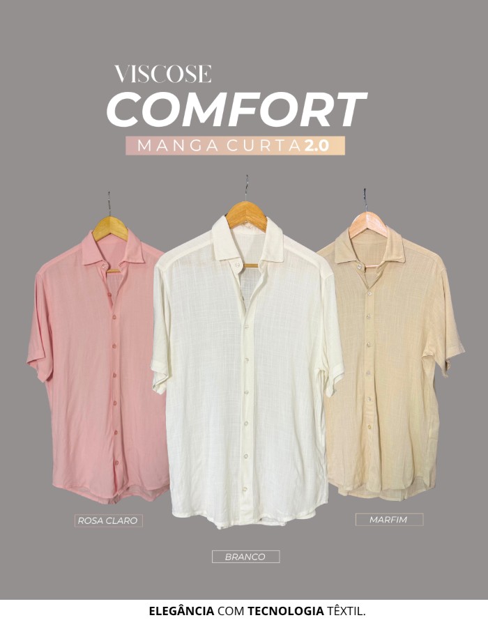 VISCOSE COMFORT MANGA CURTA 2.0