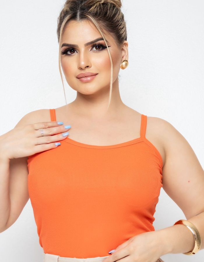 Regata Alça Caneladinho