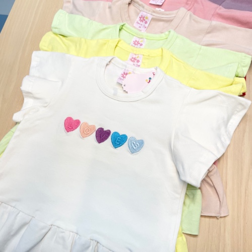 T-SHIRT BATA COTON MENINA