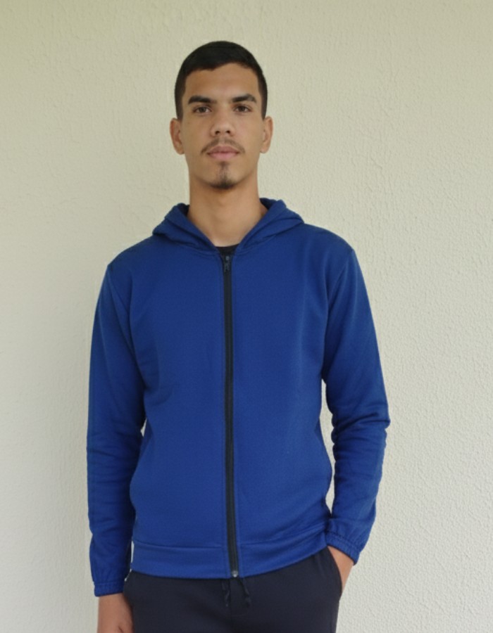 Casaco Moletom Juvenil com Zíper