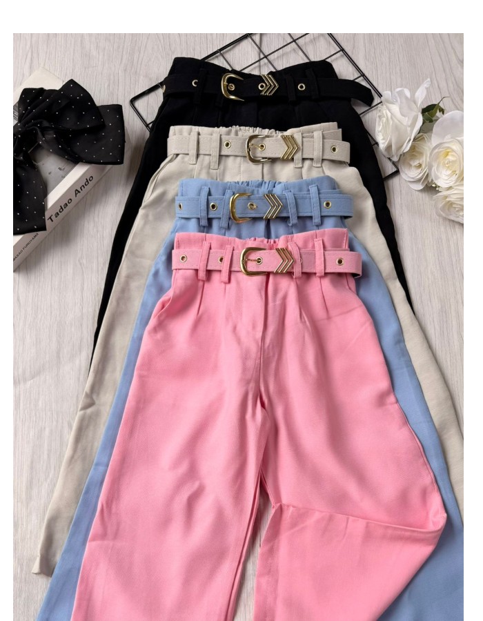 CALÇA ALFAIATARIA COM CINTO