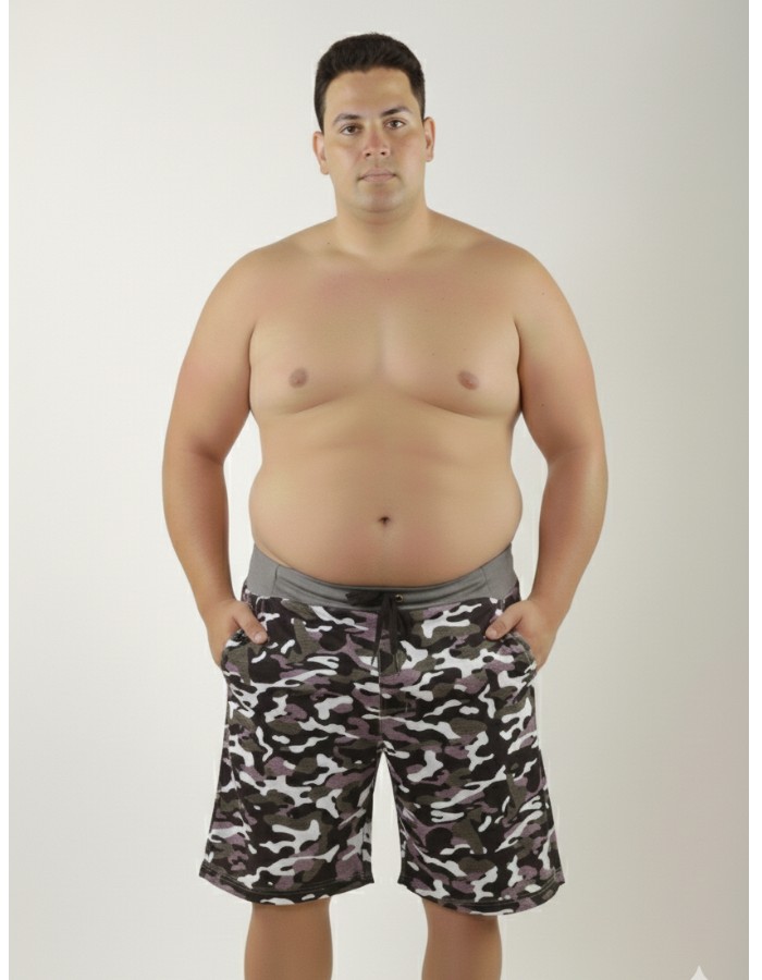 Bermuda em Metalassê Plus Size