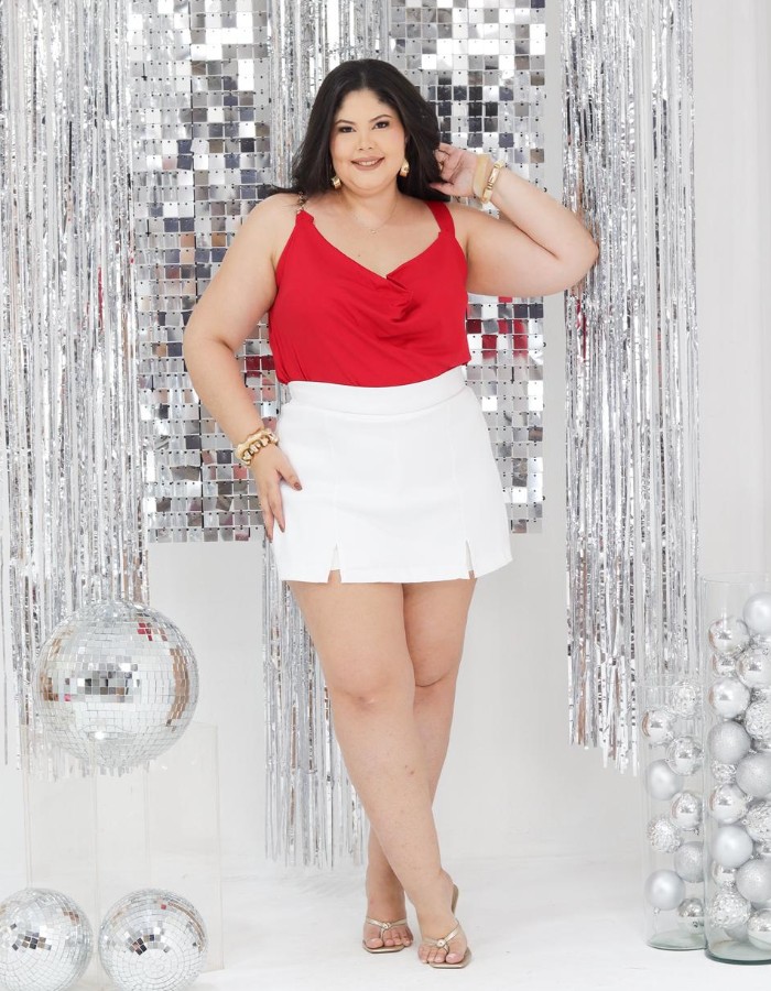 Alça com alça de metal 