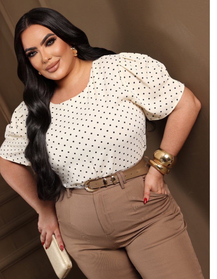 BLUSA PLUS SIZE SILVIA 