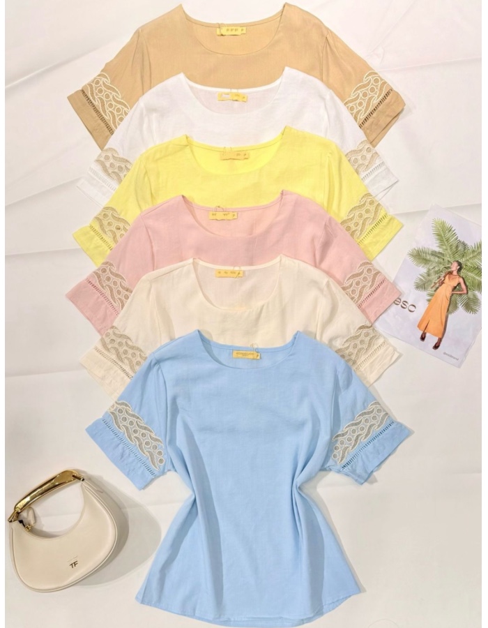 Blusa com detalhes na manga 