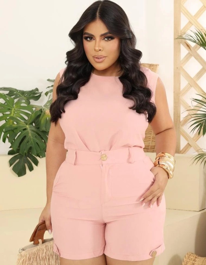 CONJUNTO DE SHORT PLUS SIZE