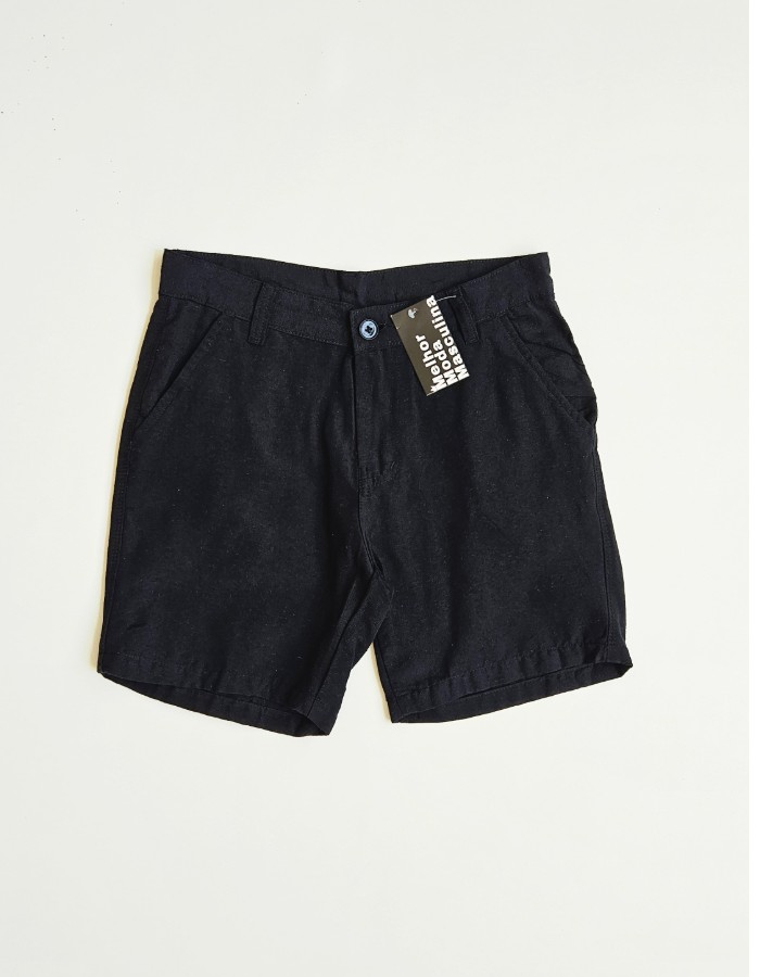 Bermuda Alfaiataria LINHO - preto