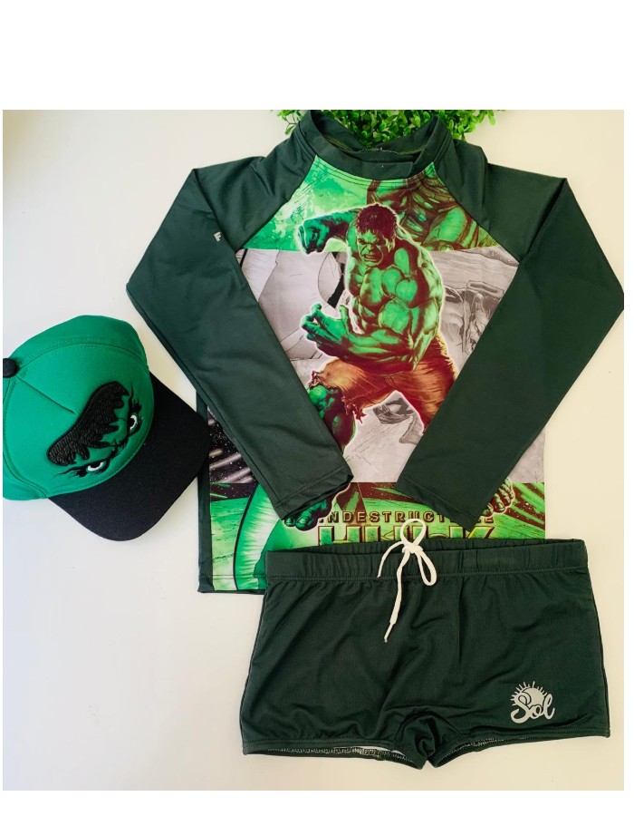 KIT PRAIA JUVENIL MASCULINO 