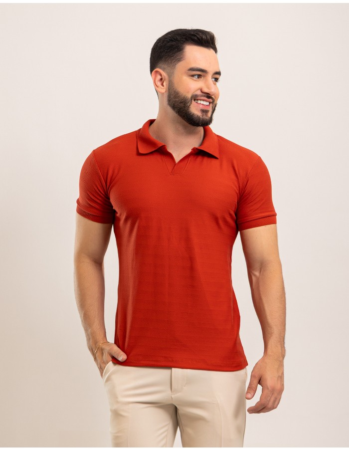 Camisa Polo V Texturizada (R: 1-L/A)