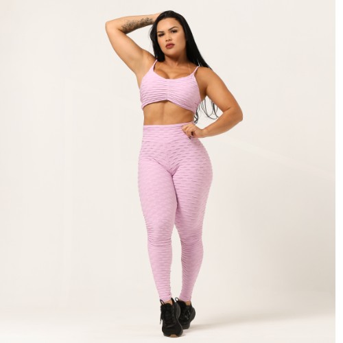 CONJUNTO CALÇA TECIDO BOLHA